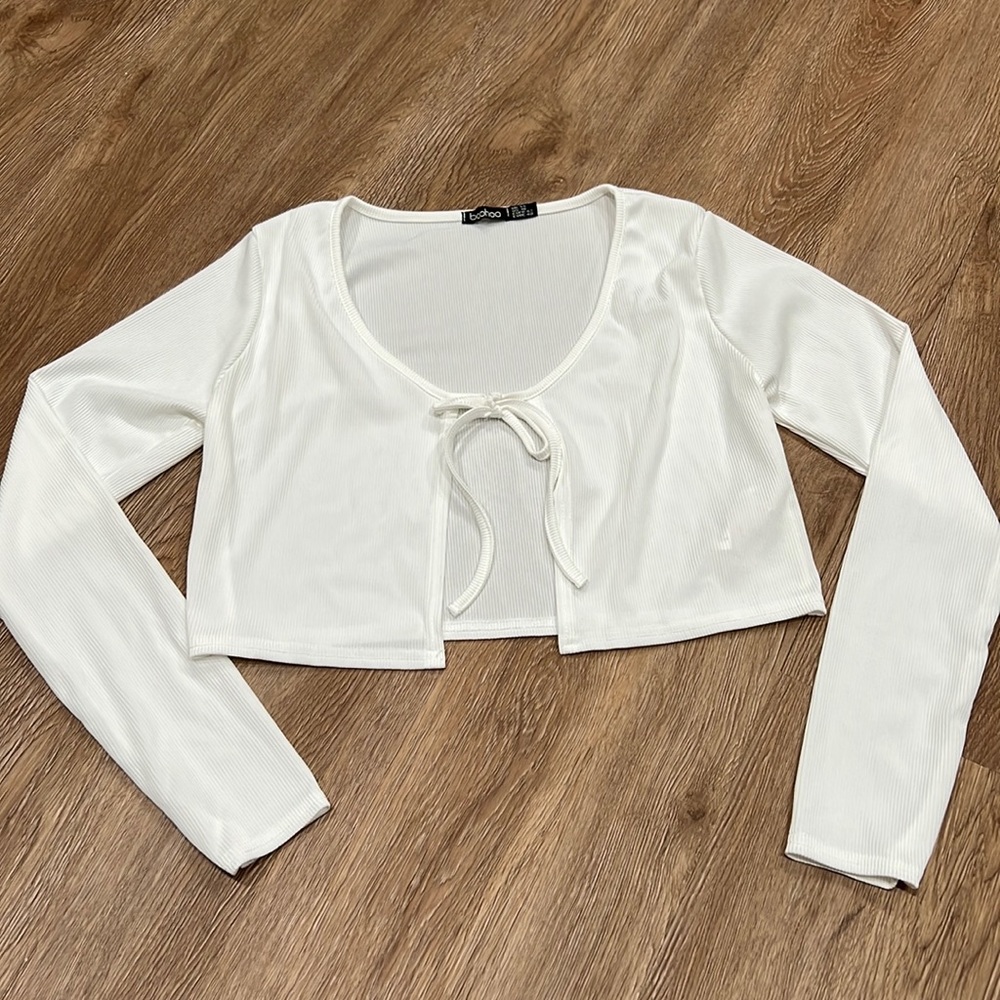 Boohoo open sweater